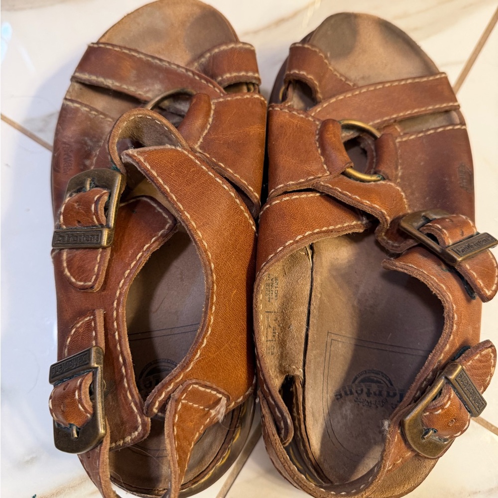 Dr. Martens Brown Leather Sandals